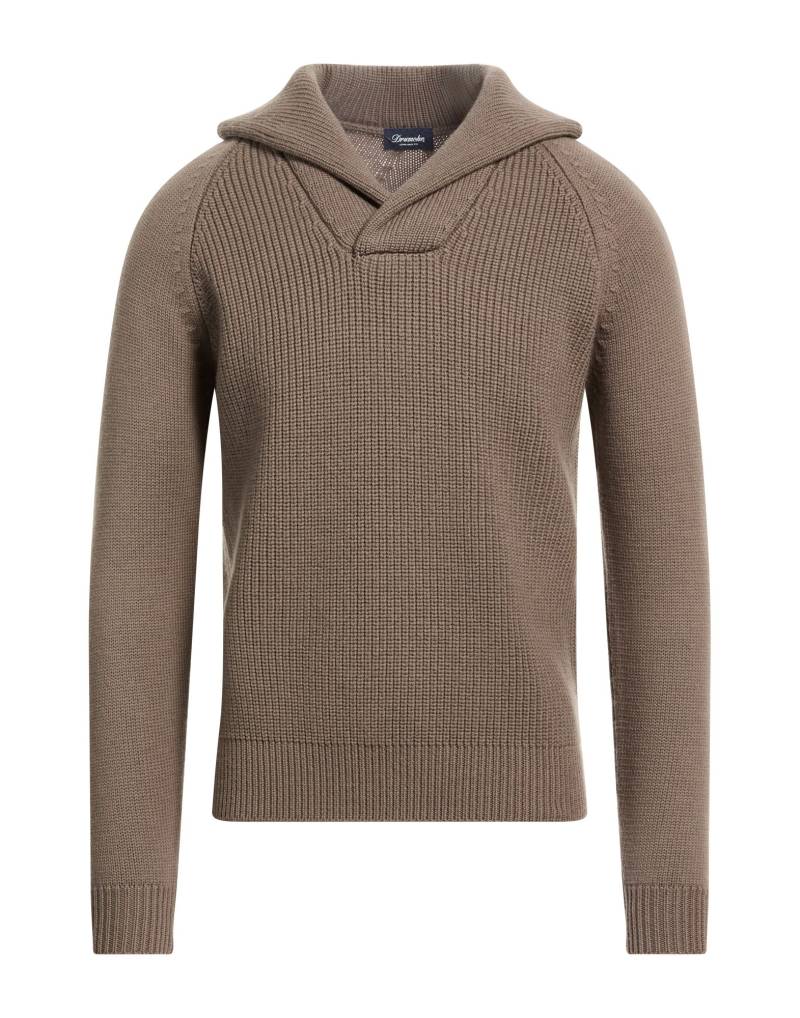 DRUMOHR Pullover Herren Maulwurfsgrau von DRUMOHR