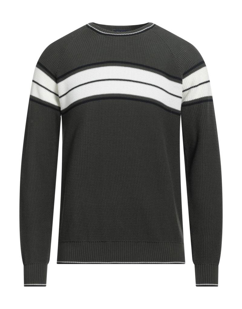 DRUMOHR Pullover Herren Militärgrün von DRUMOHR