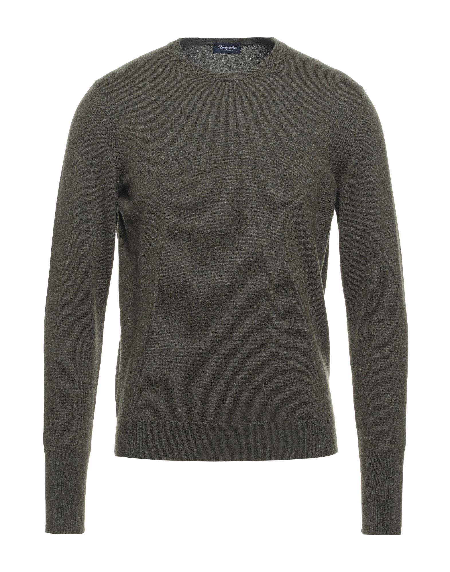 DRUMOHR Pullover Herren Militärgrün von DRUMOHR