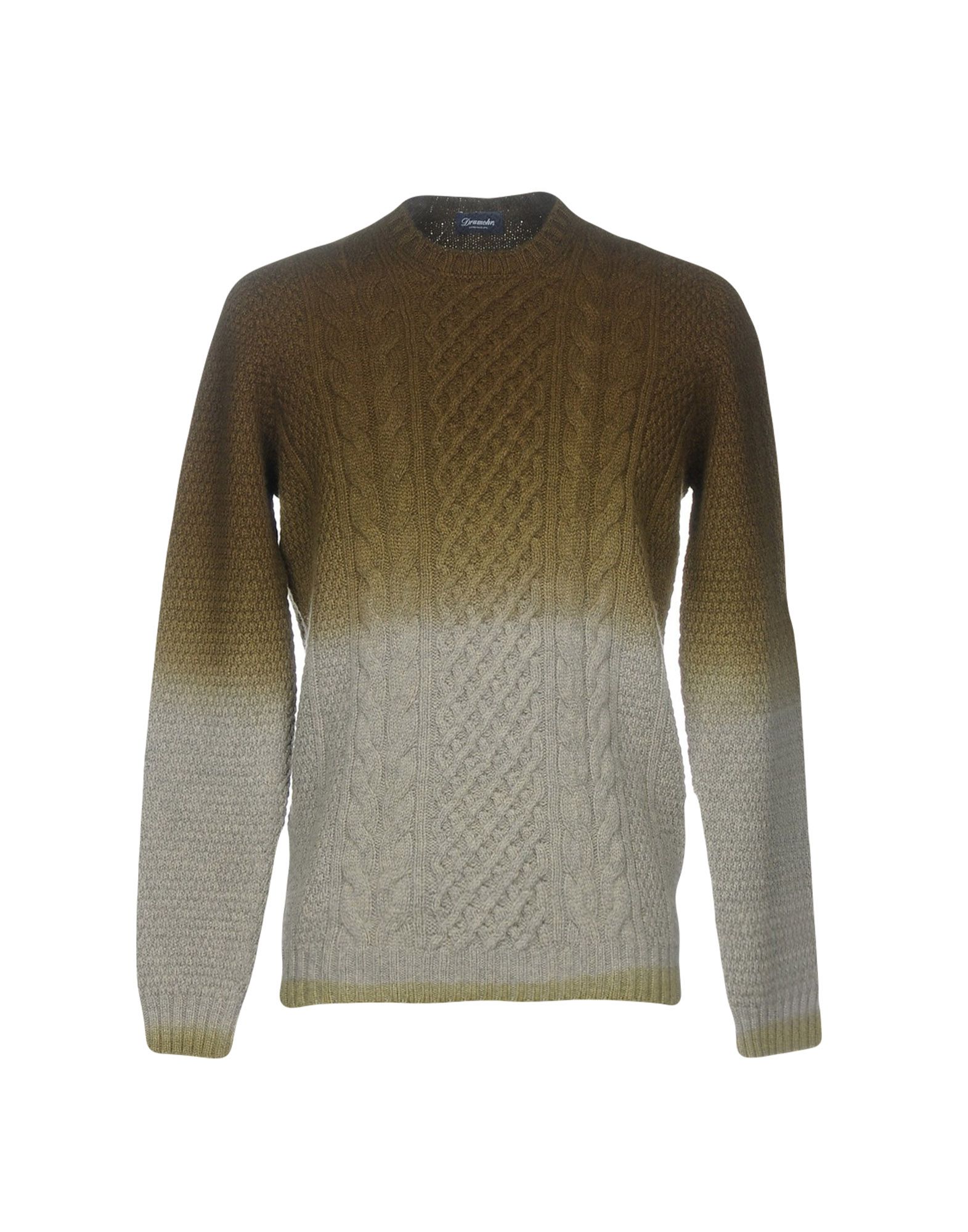 DRUMOHR Pullover Herren Militärgrün von DRUMOHR