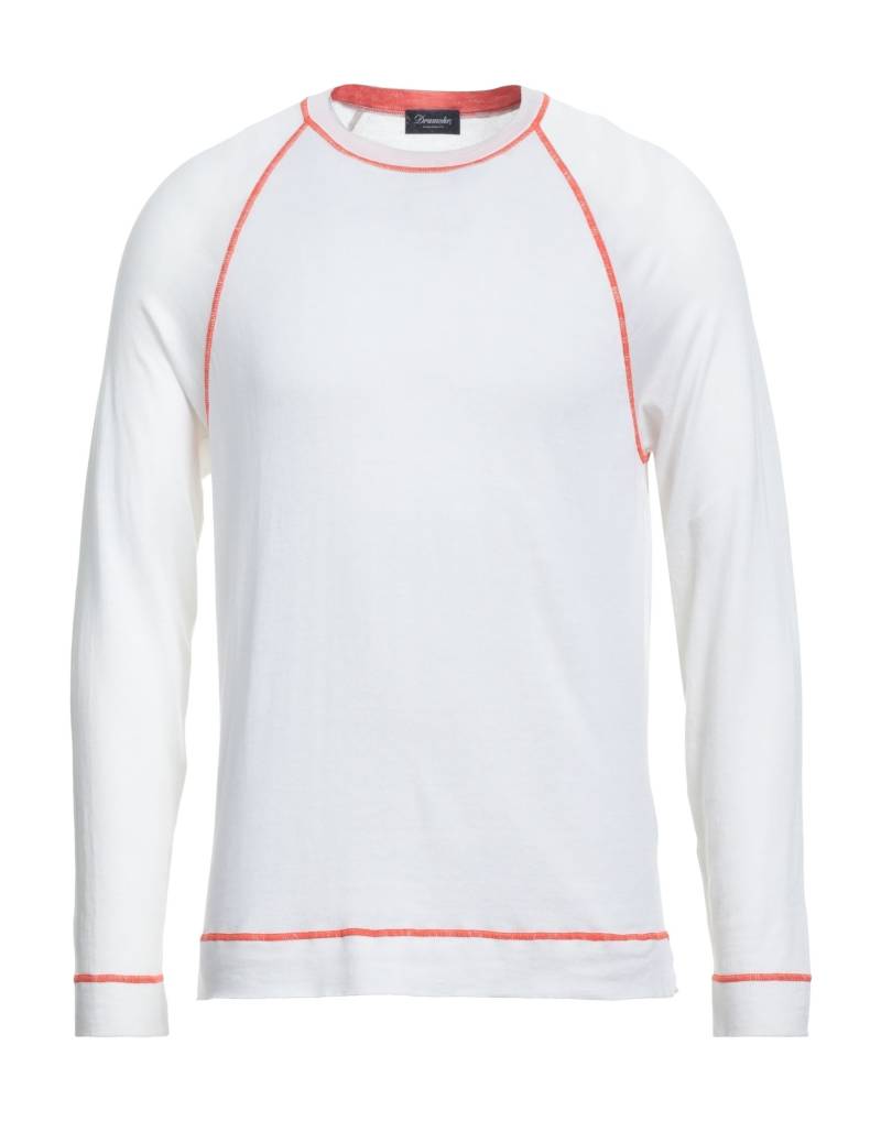DRUMOHR Pullover Herren Off white von DRUMOHR