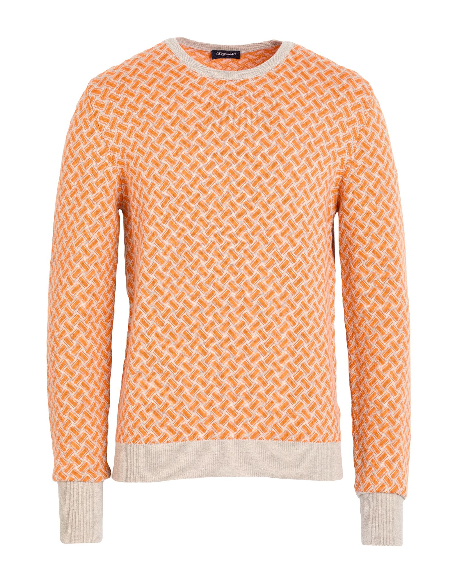 DRUMOHR Pullover Herren Orange von DRUMOHR