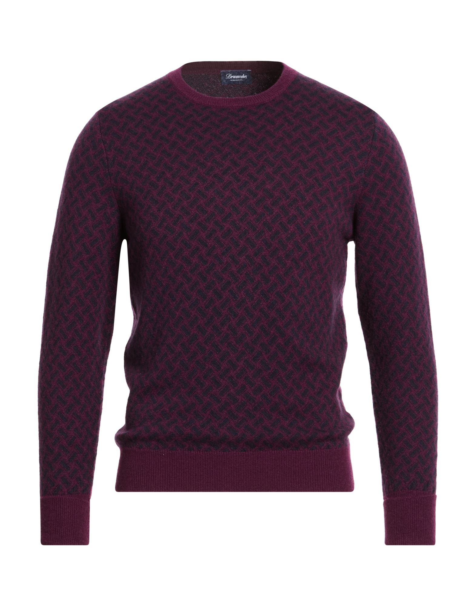 DRUMOHR Pullover Herren Pflaume von DRUMOHR