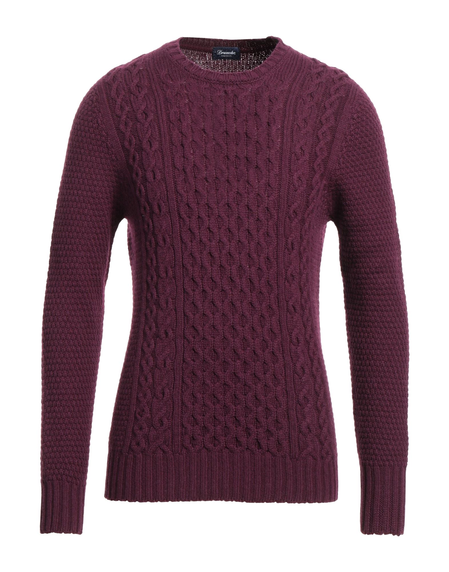 DRUMOHR Pullover Herren Pflaume von DRUMOHR