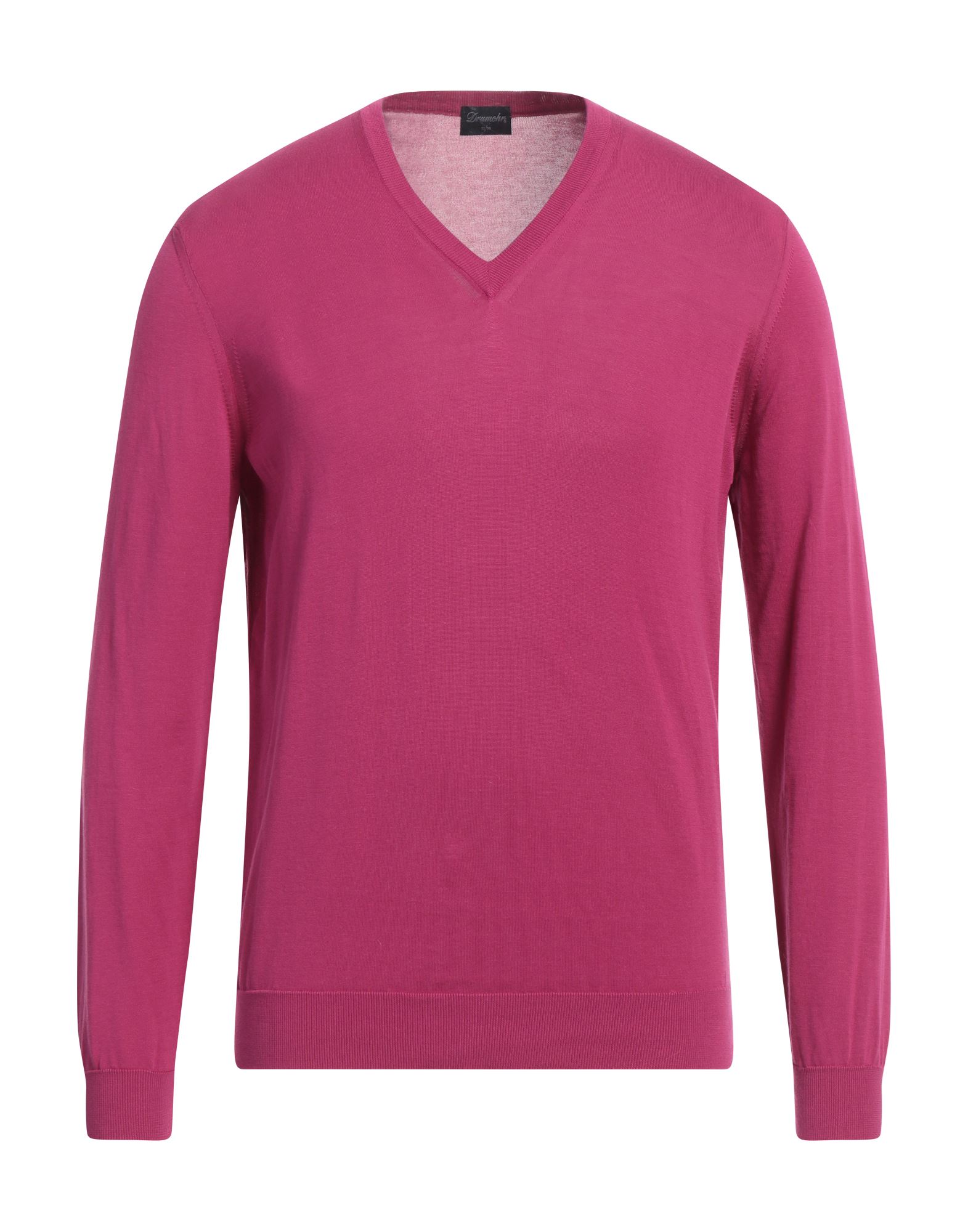 DRUMOHR Pullover Herren Purpur von DRUMOHR