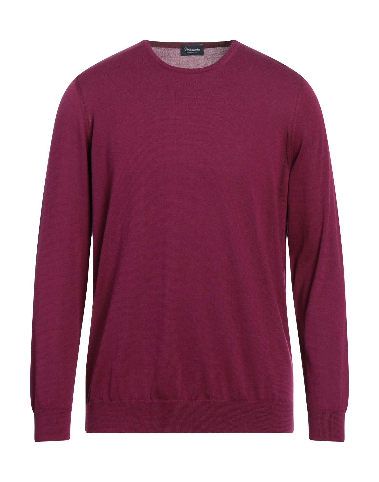 DRUMOHR Pullover Herren Purpur von DRUMOHR