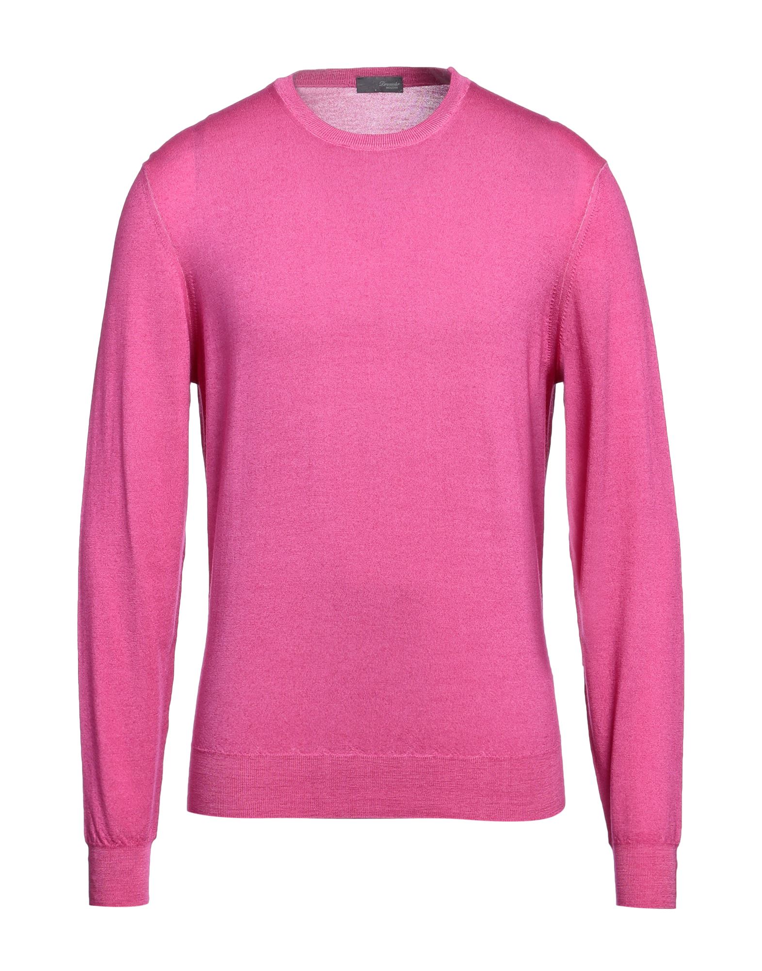 DRUMOHR Pullover Herren Purpur von DRUMOHR