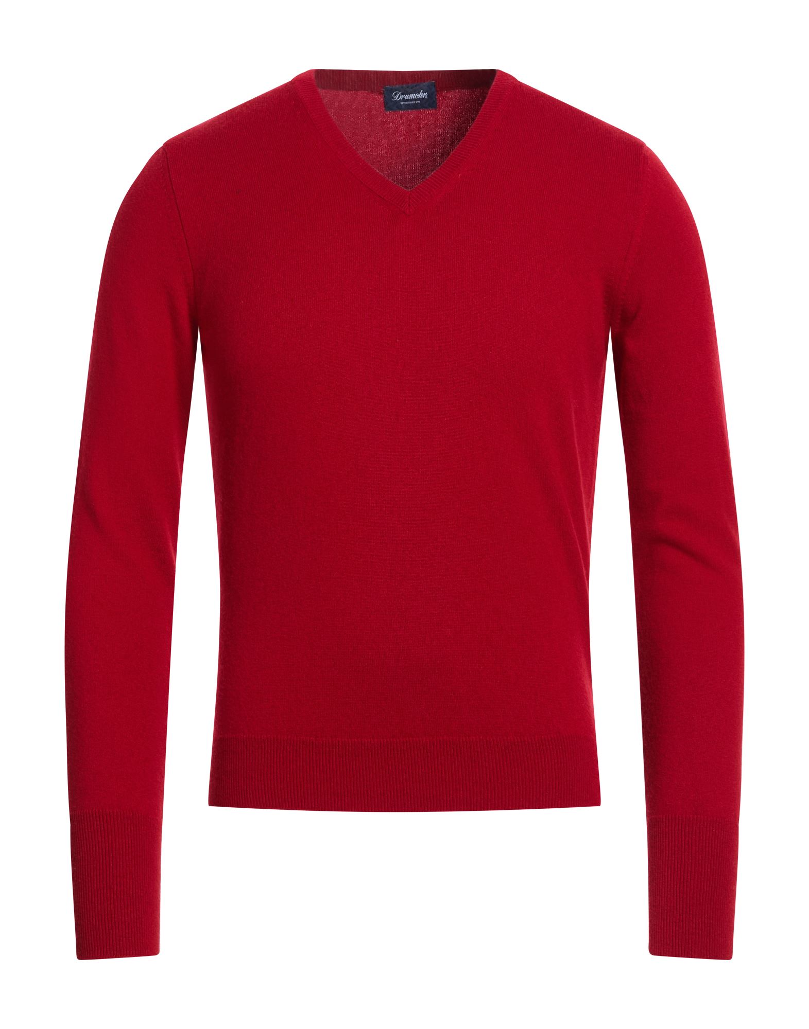 DRUMOHR Pullover Herren Rot von DRUMOHR