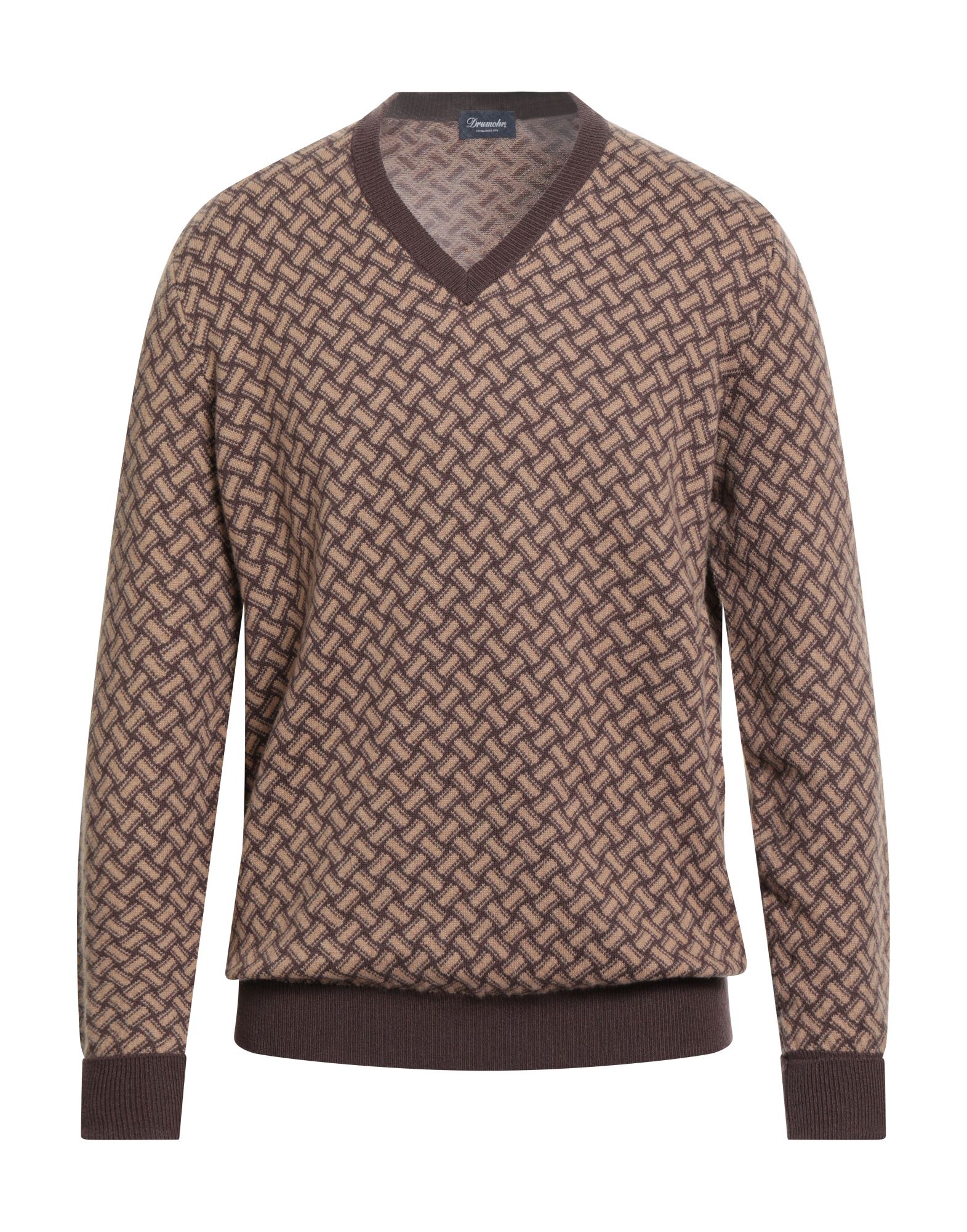 DRUMOHR Pullover Herren Schokobraun von DRUMOHR