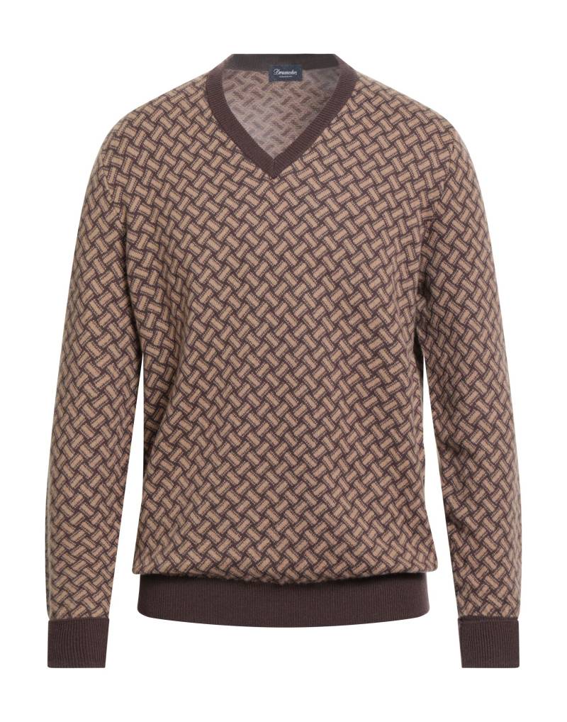 DRUMOHR Pullover Herren Schokobraun von DRUMOHR
