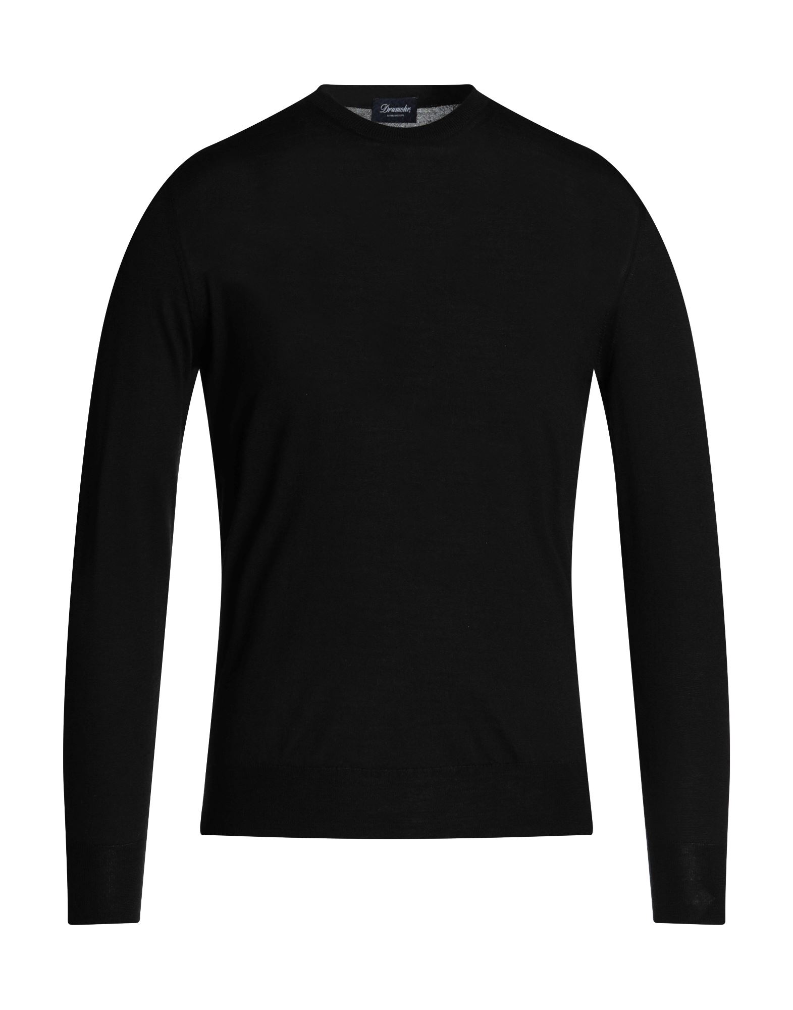 DRUMOHR Pullover Herren Schwarz von DRUMOHR