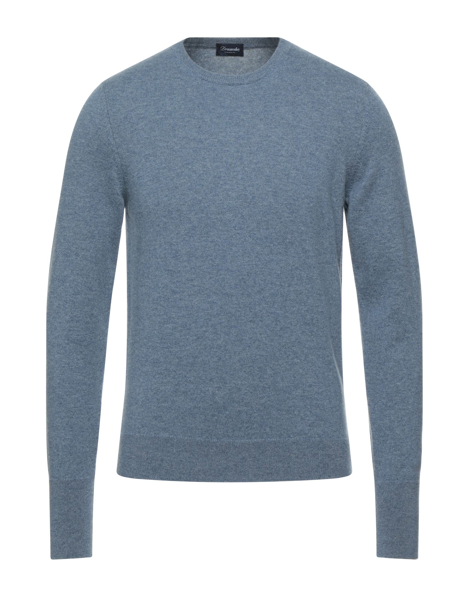 DRUMOHR Pullover Herren Taubenblau von DRUMOHR