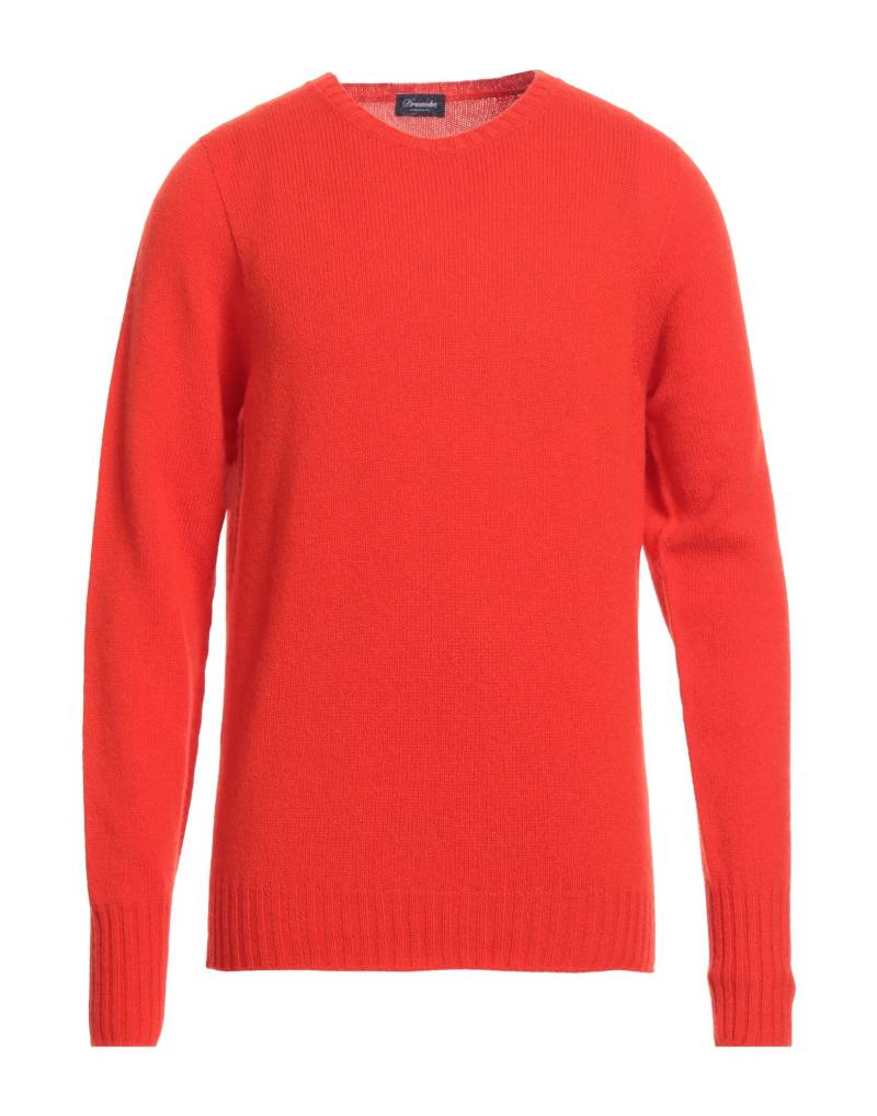 DRUMOHR Pullover Herren Tomatenrot von DRUMOHR