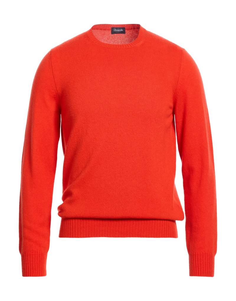DRUMOHR Pullover Herren Tomatenrot von DRUMOHR