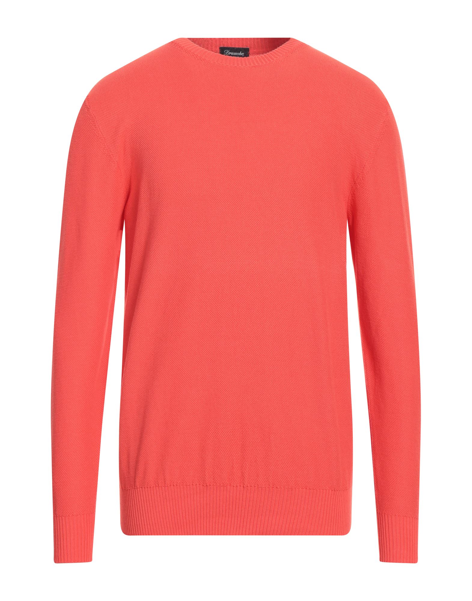 DRUMOHR Pullover Herren Tomatenrot von DRUMOHR