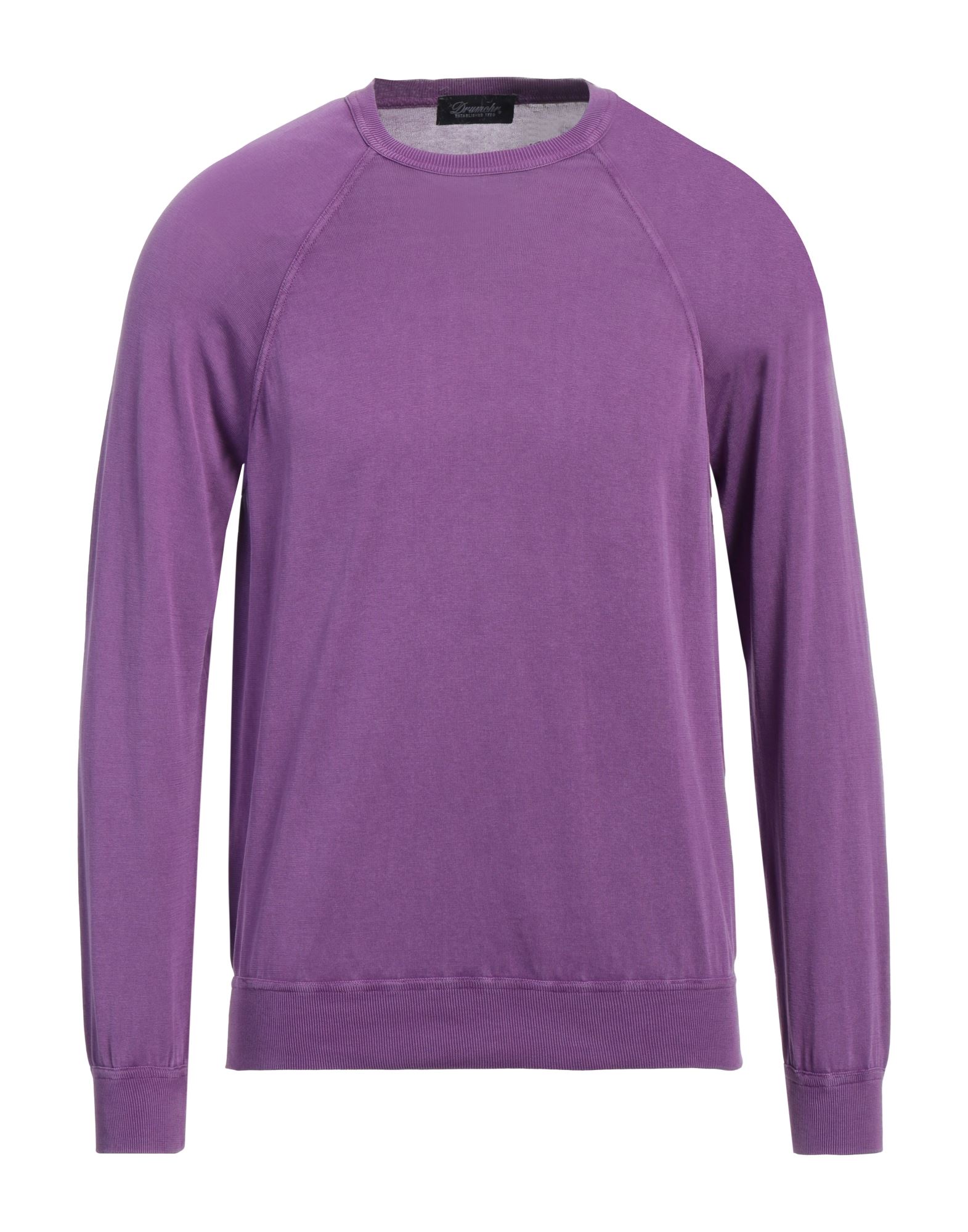 DRUMOHR Pullover Herren Violett von DRUMOHR