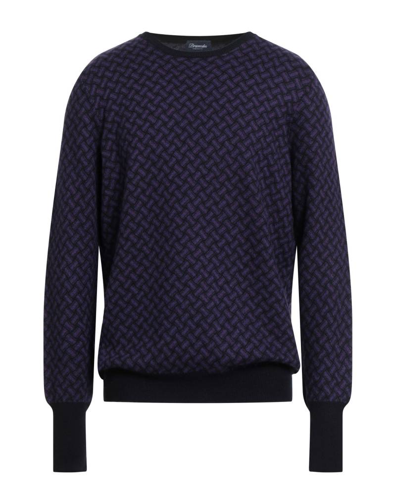 DRUMOHR Pullover Herren Violett von DRUMOHR