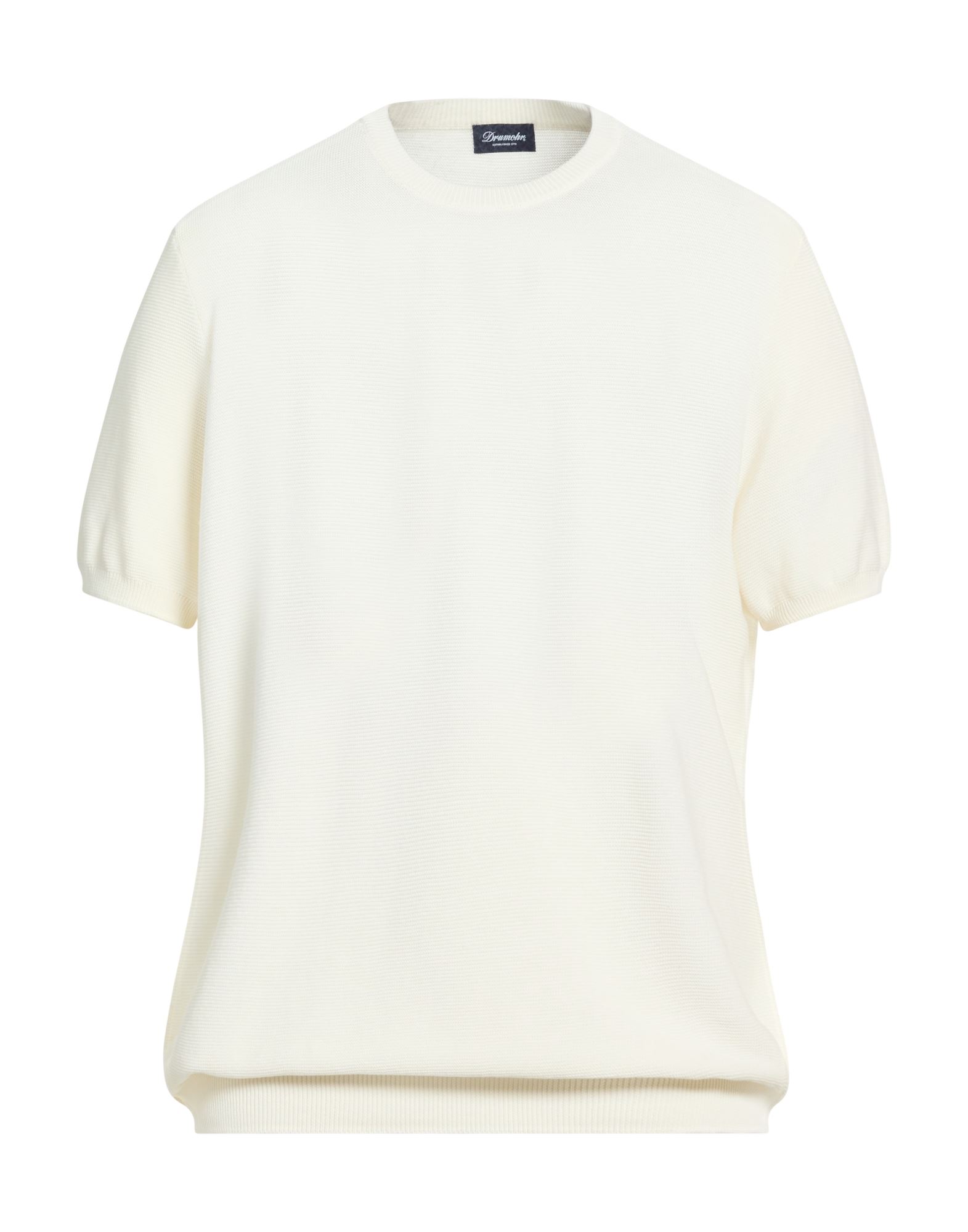 DRUMOHR Pullover Herren Weiß von DRUMOHR