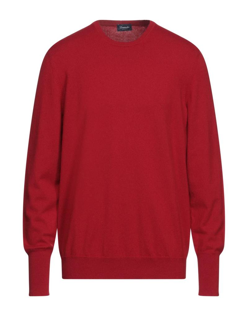 DRUMOHR Pullover Herren Ziegelrot von DRUMOHR