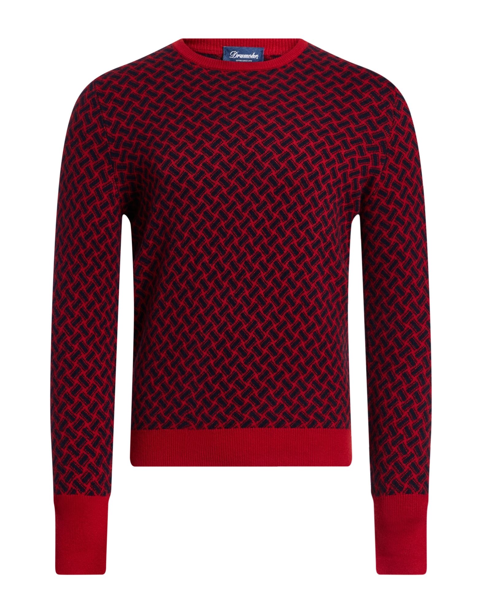 DRUMOHR Pullover Herren Ziegelrot DRUMOHR Pullover Herren Ziegelrot von DRUMOHR