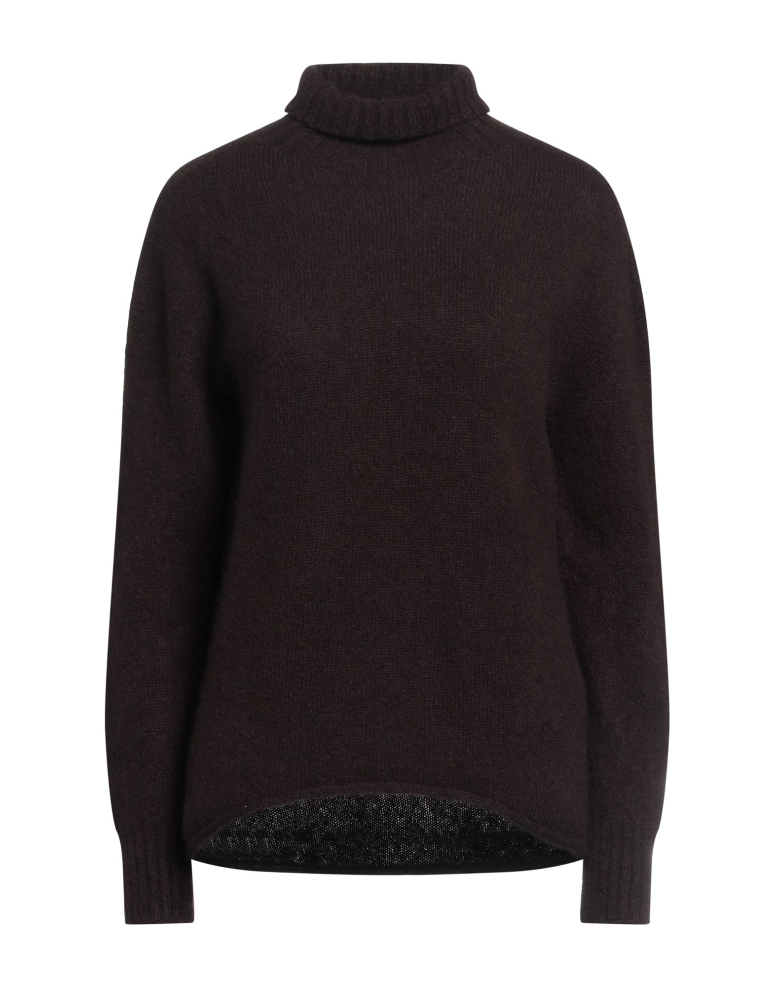 DRUMOHR Rollkragenpullover Damen Dunkelbraun von DRUMOHR
