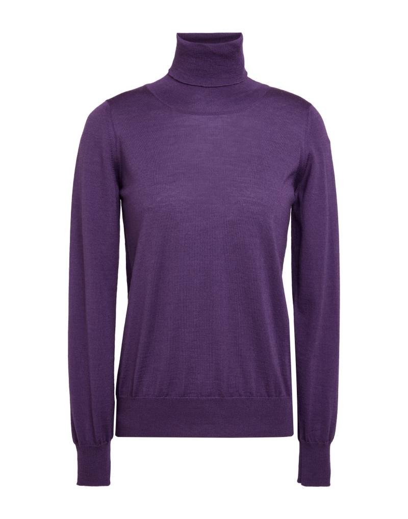 DRUMOHR Rollkragenpullover Damen Dunkelviolett von DRUMOHR