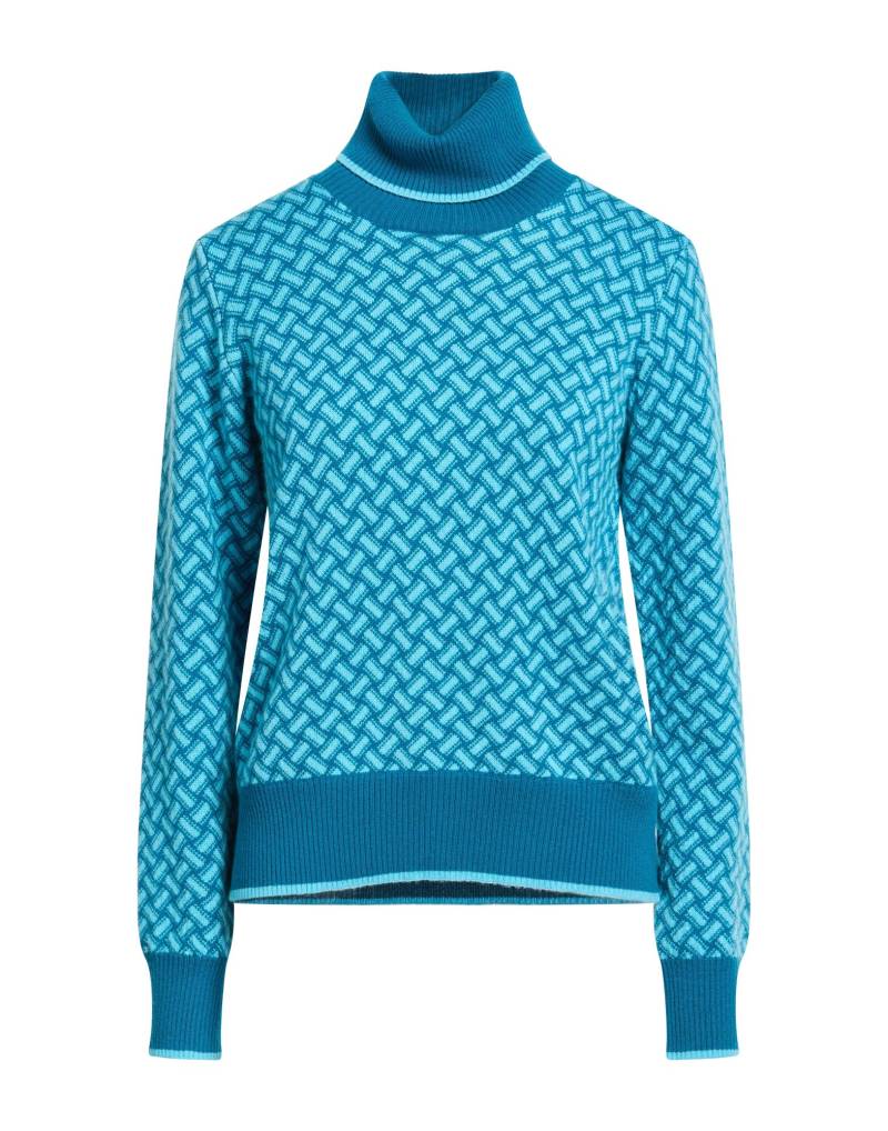 DRUMOHR Rollkragenpullover Damen Himmelblau von DRUMOHR