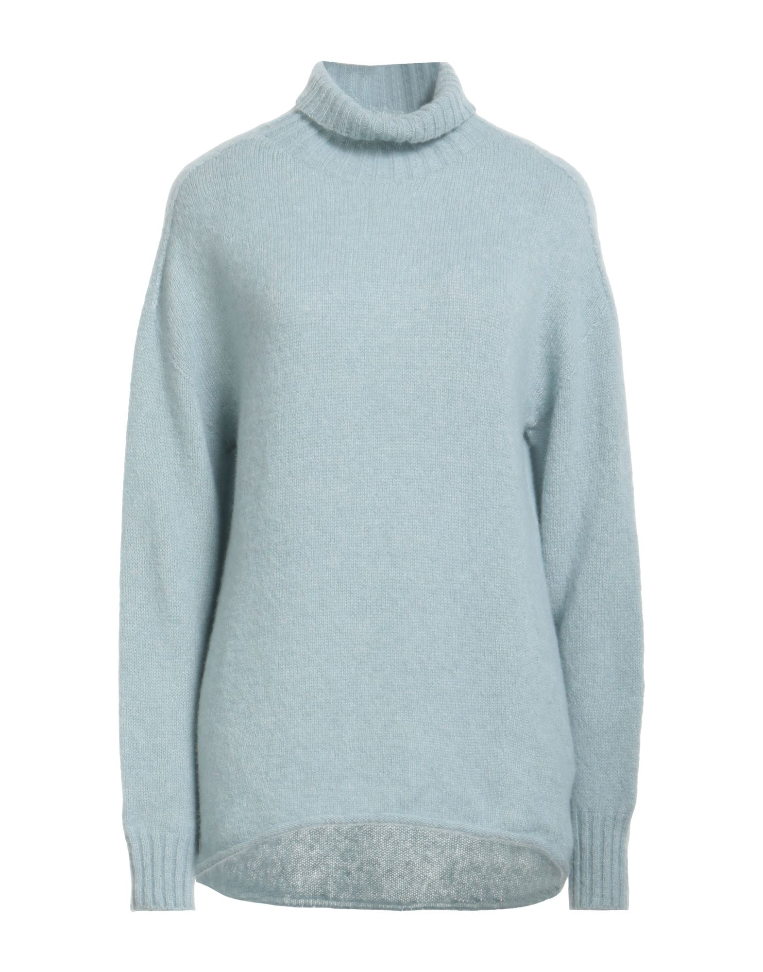 DRUMOHR Rollkragenpullover Damen Himmelblau von DRUMOHR