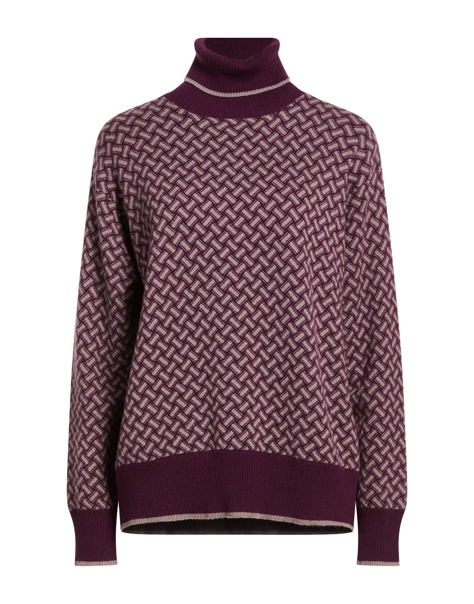 DRUMOHR Rollkragenpullover Damen Pflaume von DRUMOHR