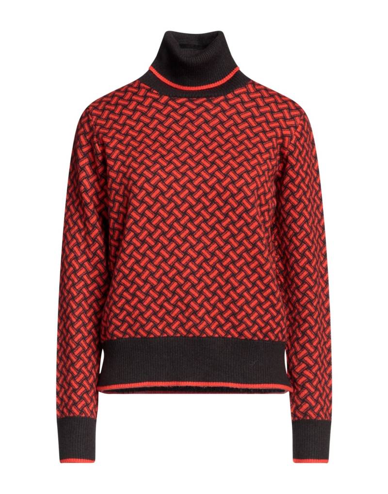 DRUMOHR Rollkragenpullover Damen Tomatenrot von DRUMOHR