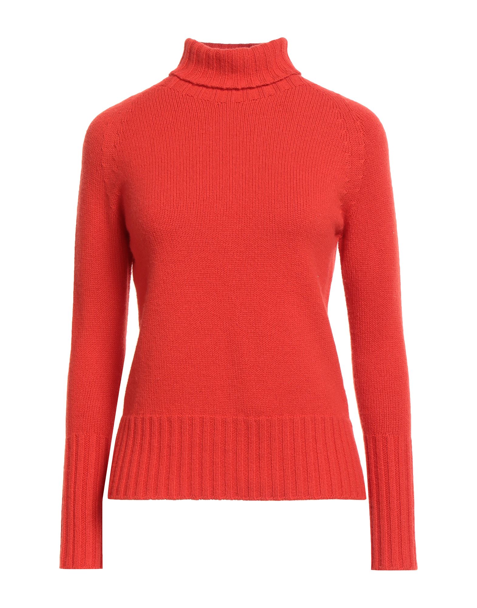 DRUMOHR Rollkragenpullover Damen Tomatenrot von DRUMOHR