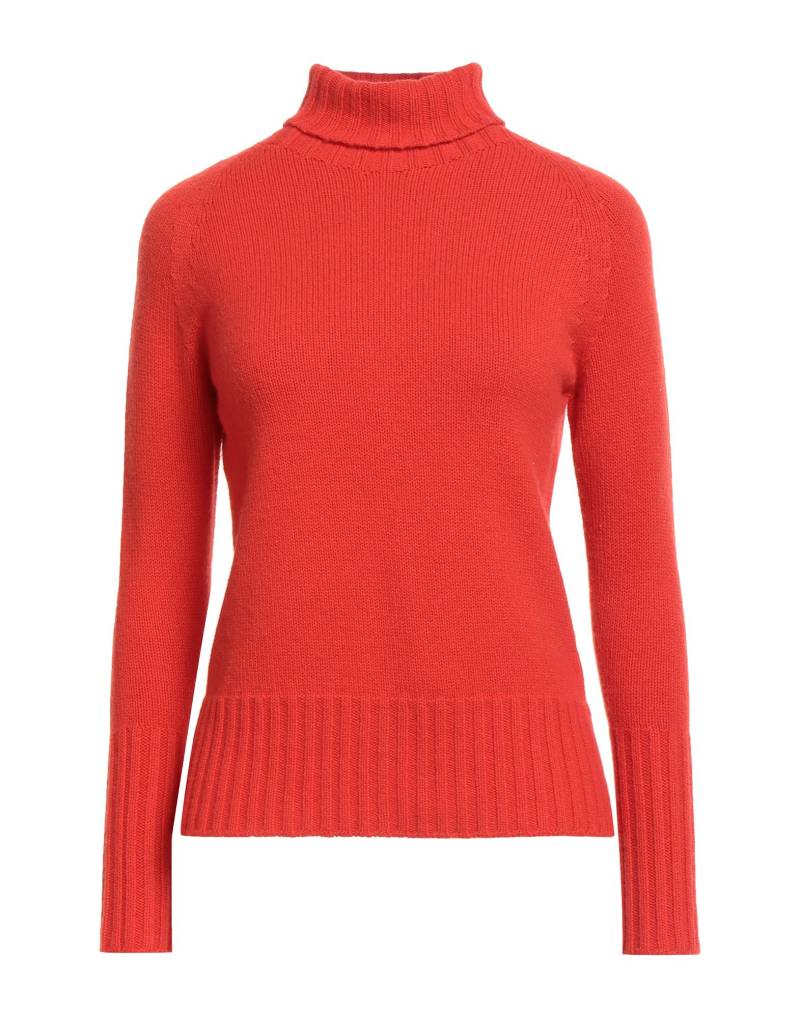 DRUMOHR Rollkragenpullover Damen Tomatenrot von DRUMOHR
