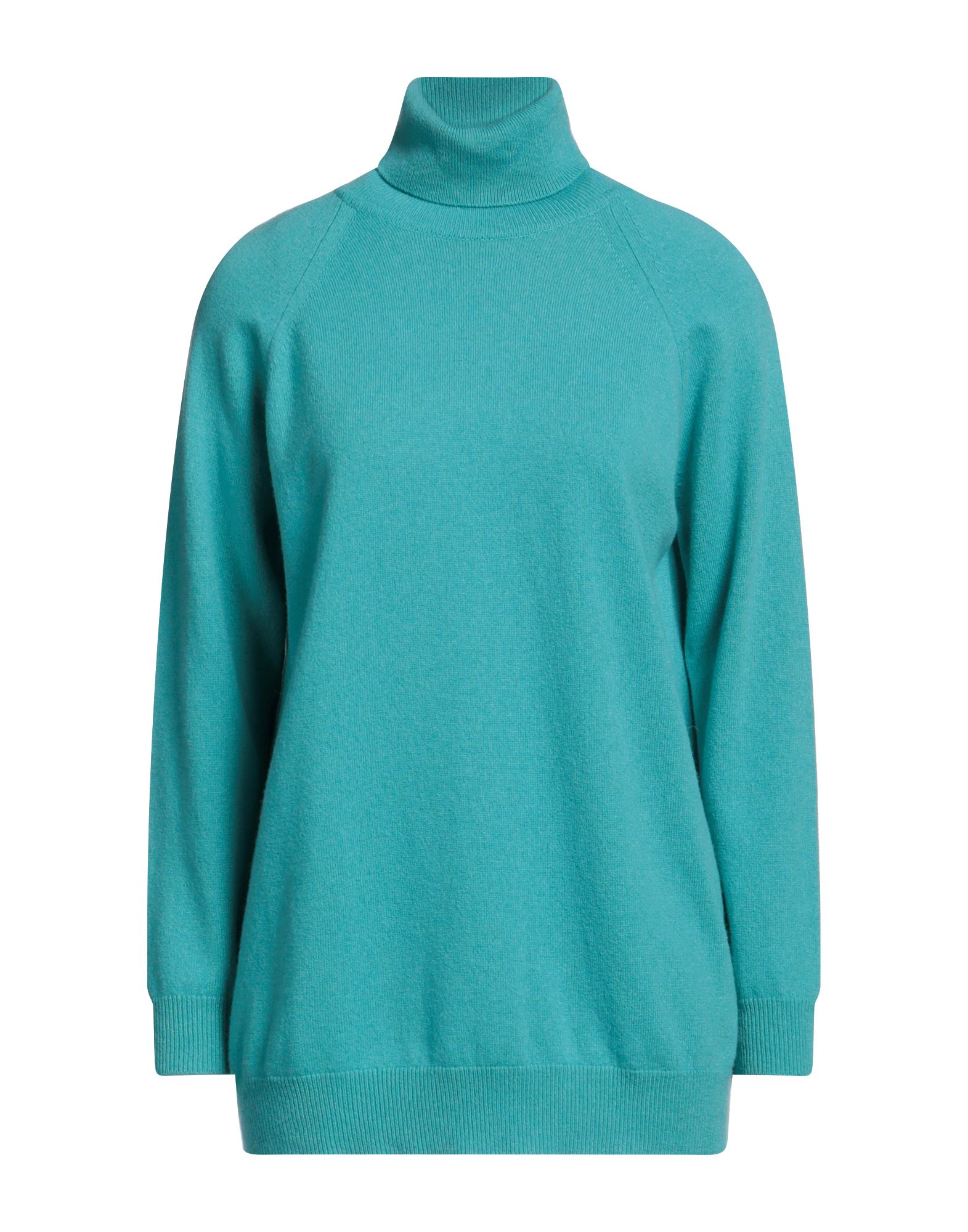 DRUMOHR Rollkragenpullover Damen Tūrkis von DRUMOHR