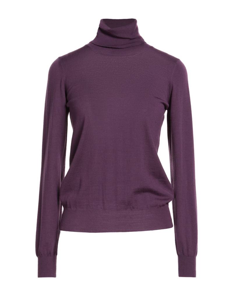 DRUMOHR Rollkragenpullover Damen Violett von DRUMOHR