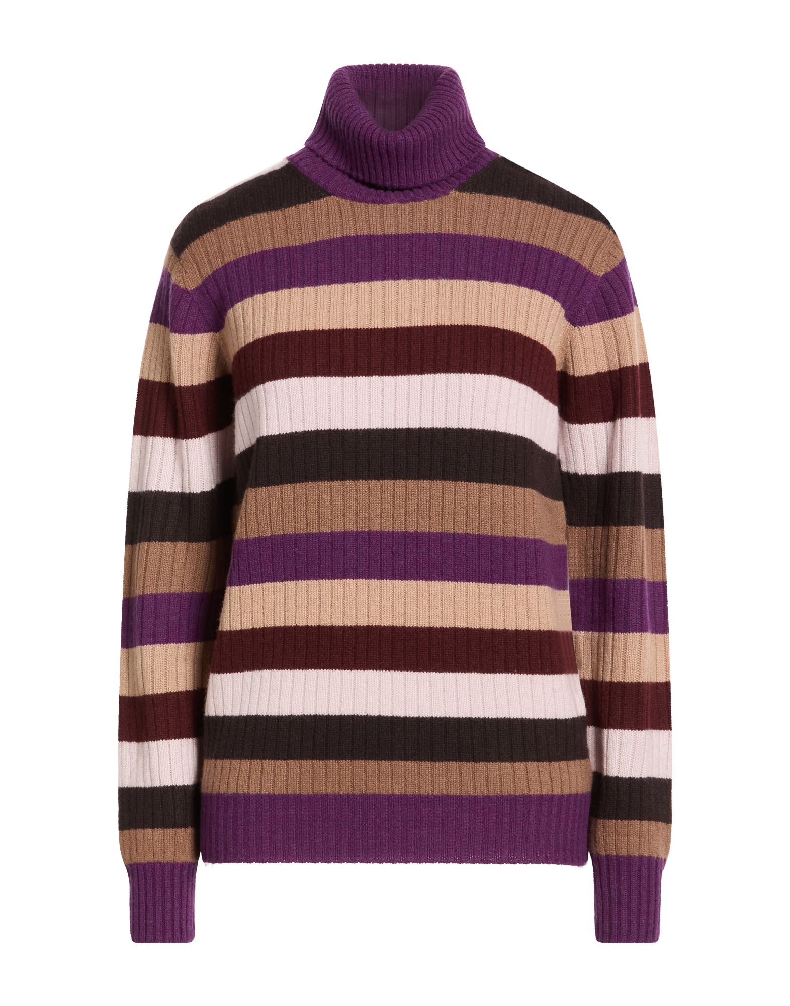 DRUMOHR Rollkragenpullover Damen Violett von DRUMOHR