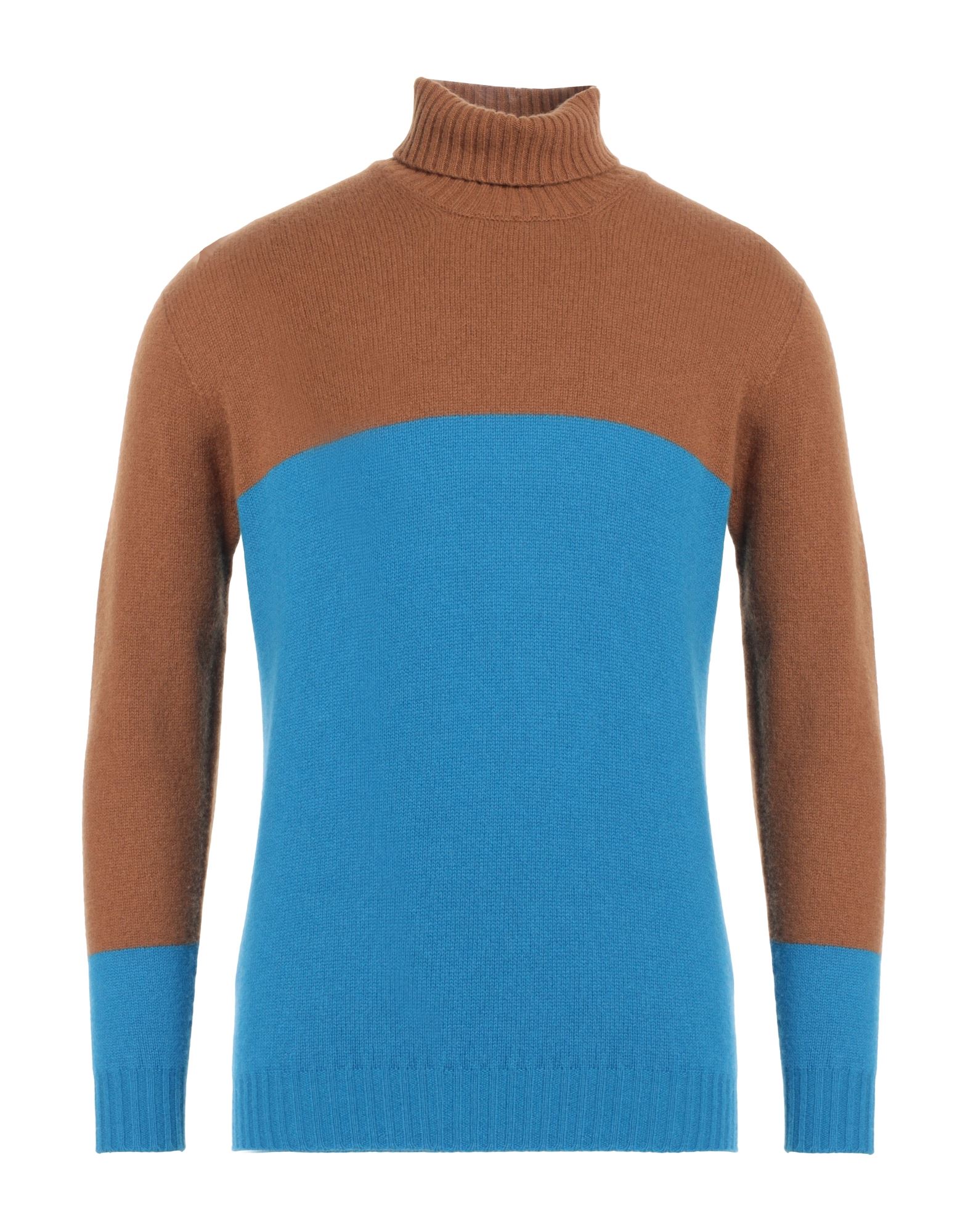 DRUMOHR Rollkragenpullover Herren Azurblau von DRUMOHR