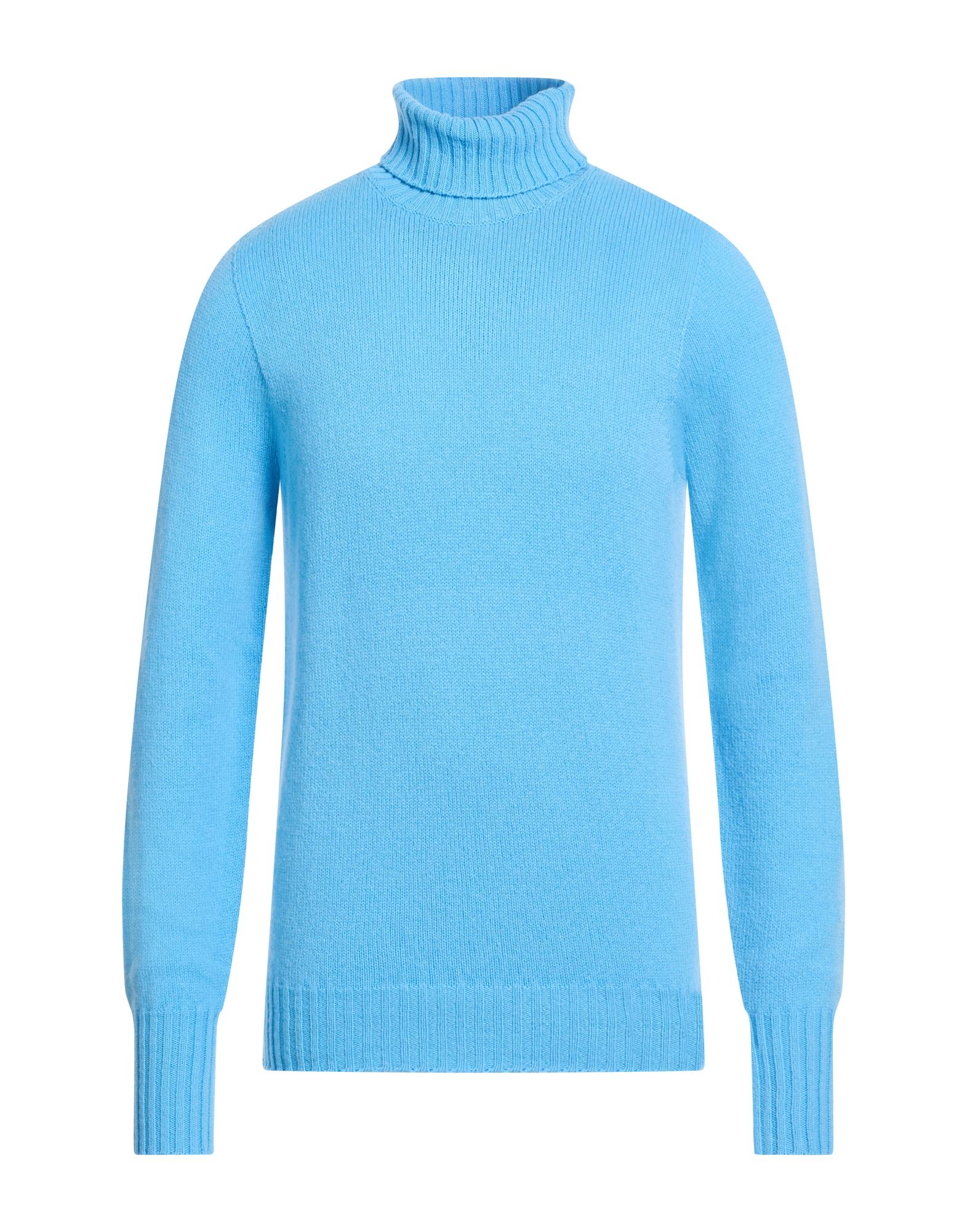 DRUMOHR Rollkragenpullover Herren Azurblau von DRUMOHR