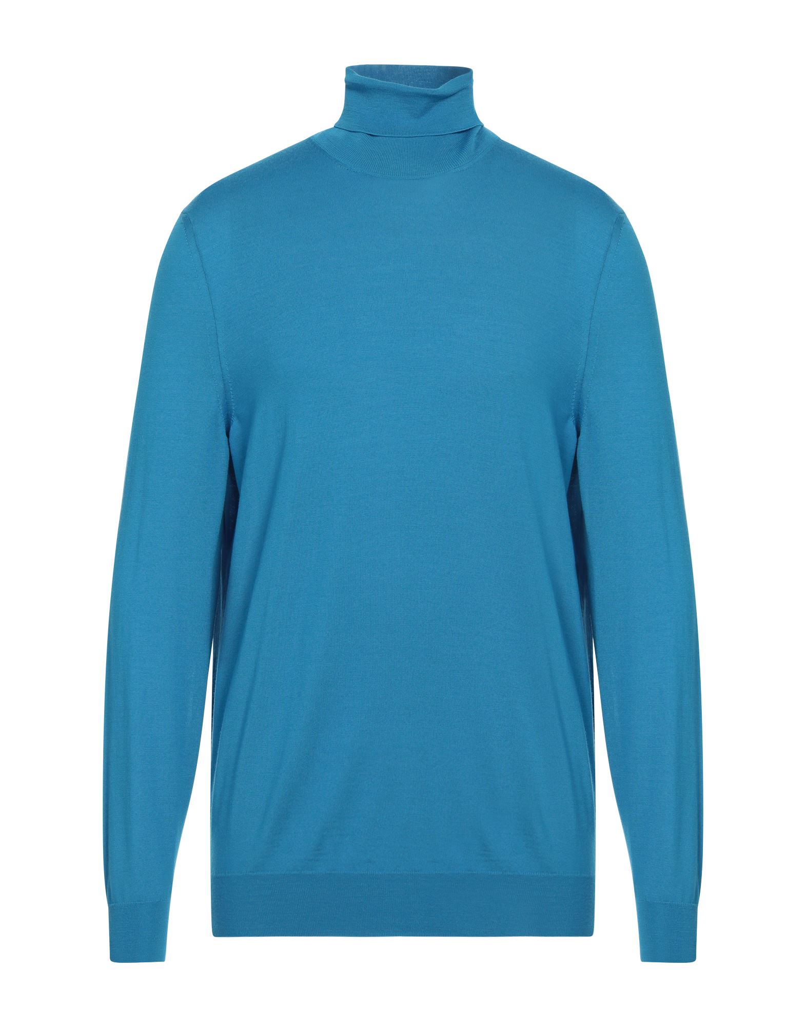 DRUMOHR Rollkragenpullover Herren Azurblau von DRUMOHR