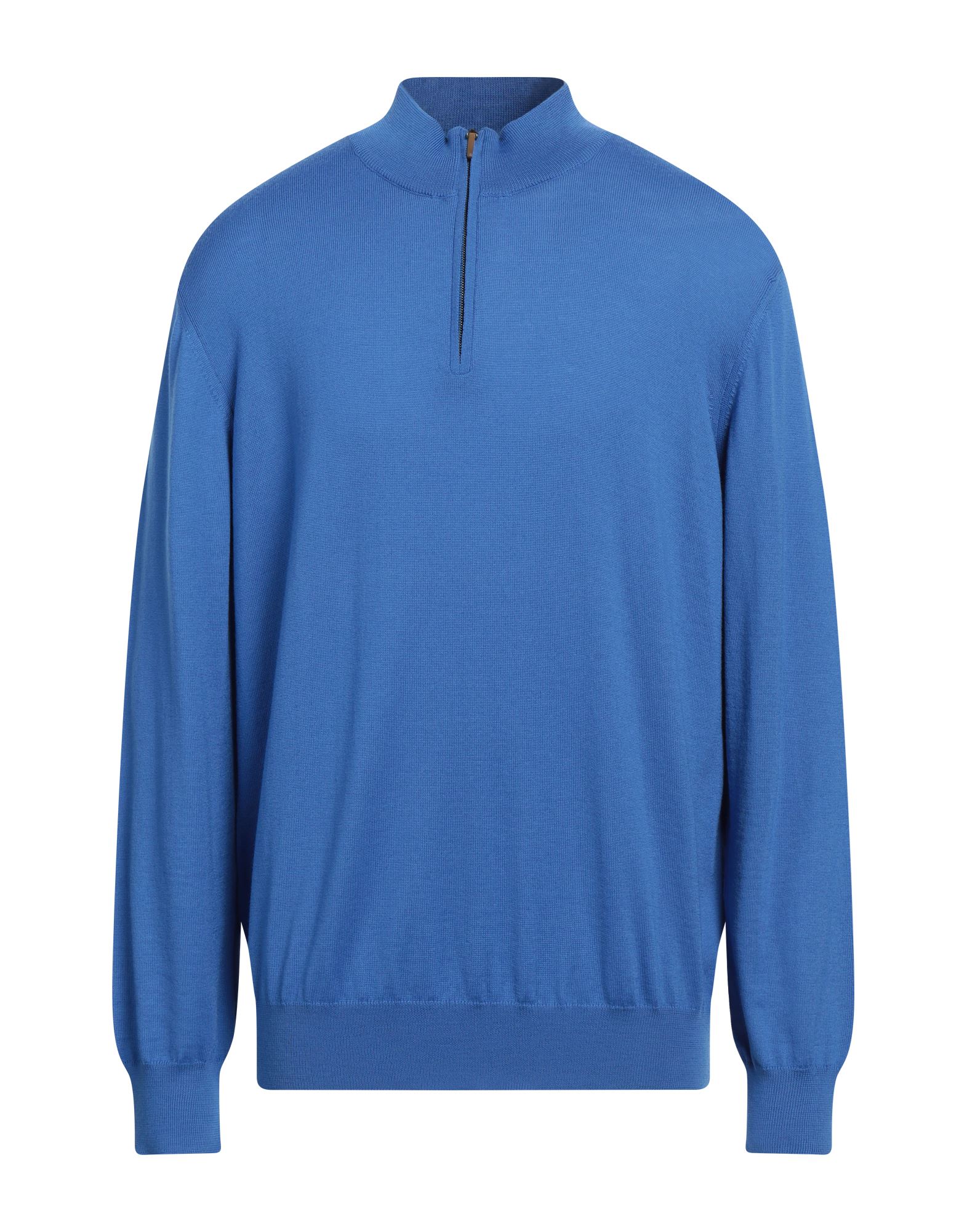 DRUMOHR Rollkragenpullover Herren Azurblau von DRUMOHR