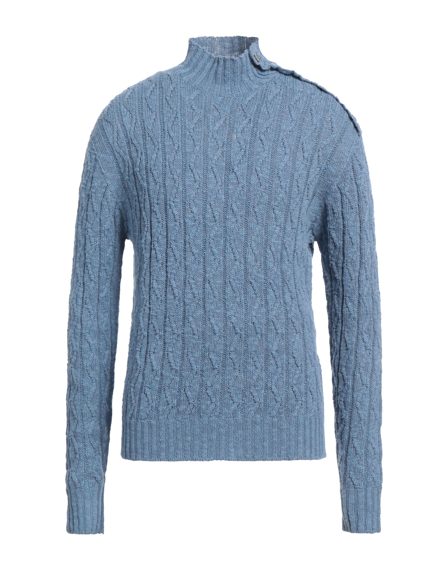 DRUMOHR Rollkragenpullover Herren Blaugrau von DRUMOHR