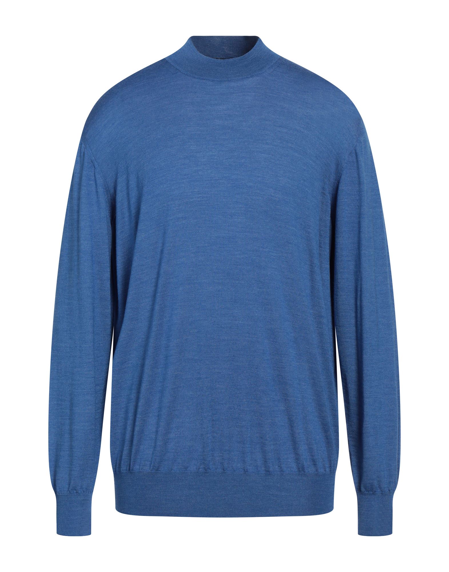 DRUMOHR Rollkragenpullover Herren Blaugrau von DRUMOHR