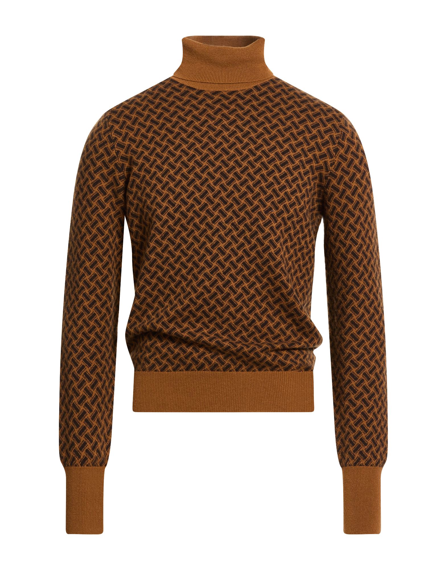 DRUMOHR Rollkragenpullover Herren Braun von DRUMOHR