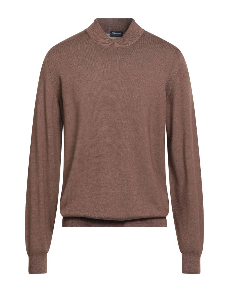 DRUMOHR Rollkragenpullover Herren Braun von DRUMOHR