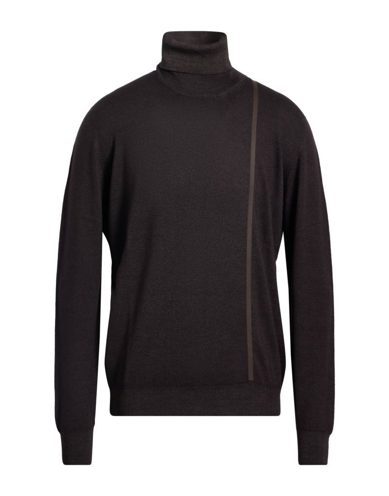 DRUMOHR Rollkragenpullover Herren Dunkelbraun von DRUMOHR