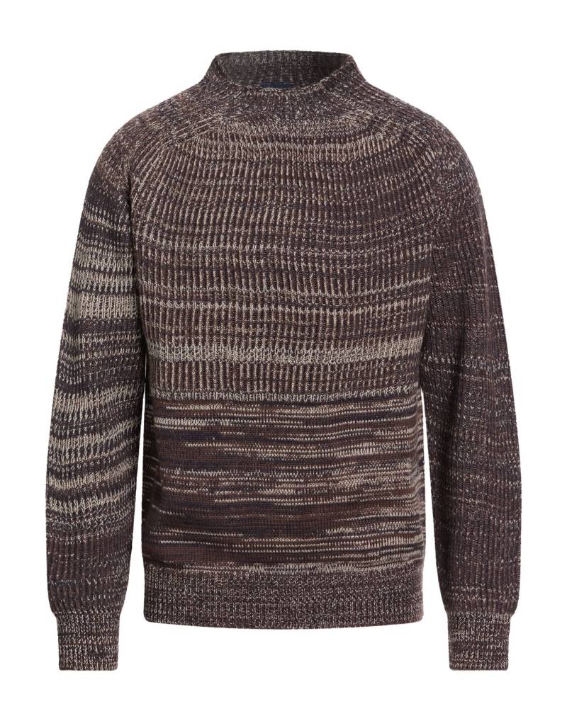 DRUMOHR Rollkragenpullover Herren Dunkelbraun von DRUMOHR