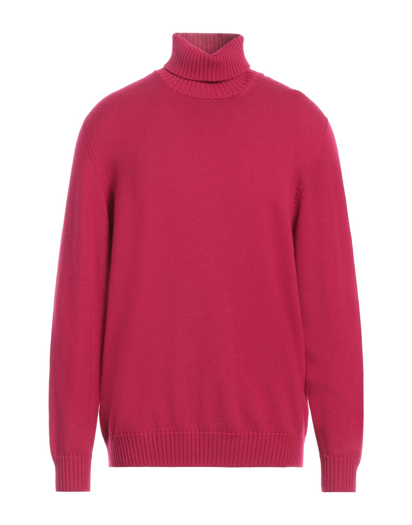 DRUMOHR Rollkragenpullover Herren Magenta von DRUMOHR