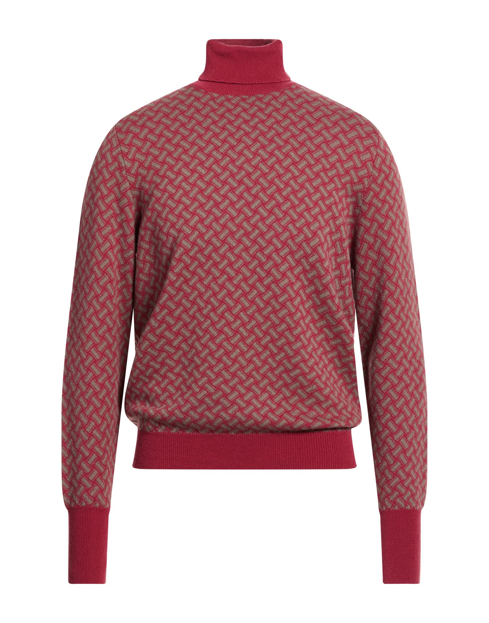 DRUMOHR Rollkragenpullover Herren Rot von DRUMOHR