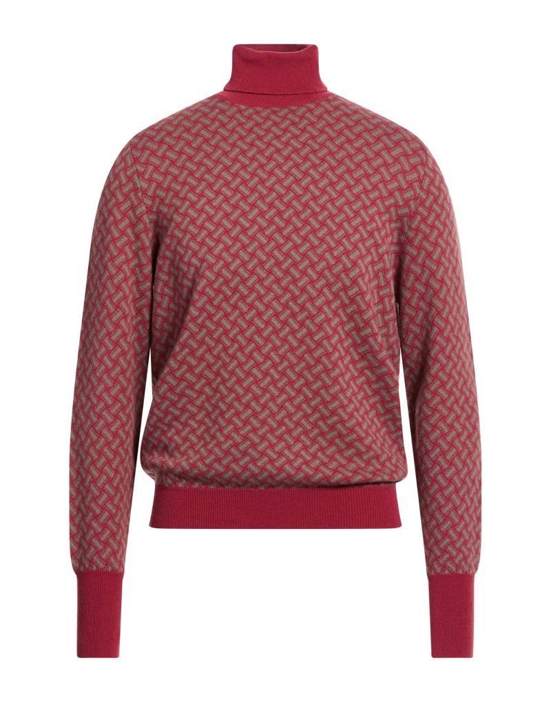 DRUMOHR Rollkragenpullover Herren Rot von DRUMOHR