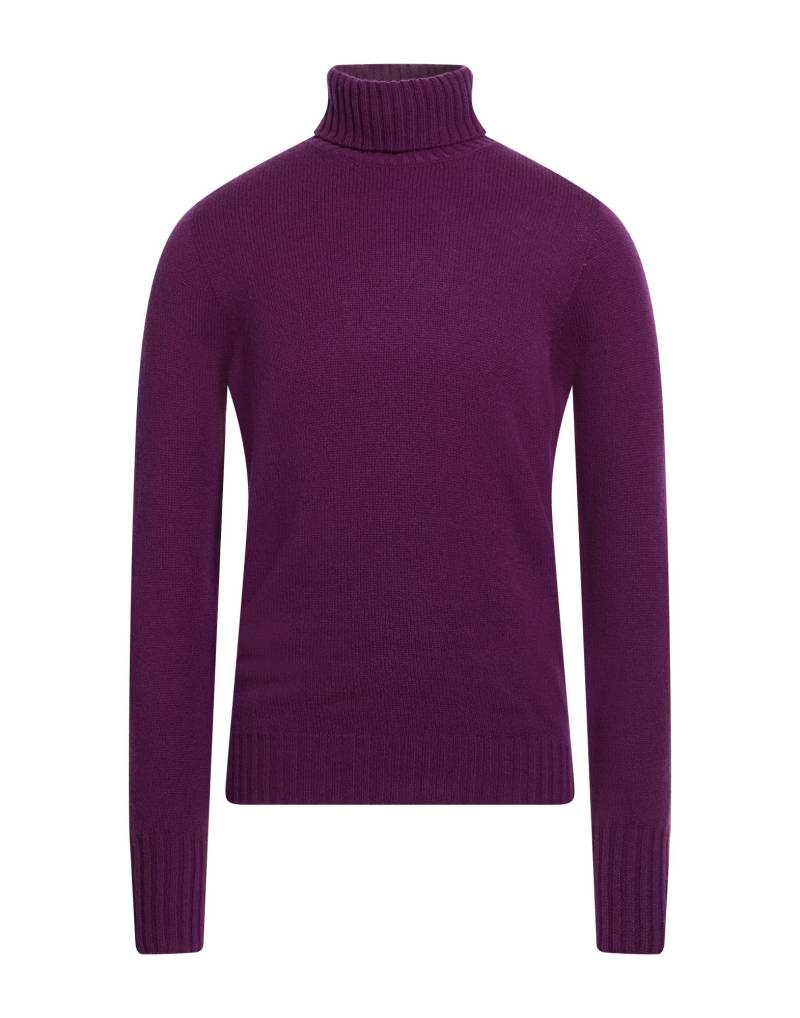 DRUMOHR Rollkragenpullover Herren Violett von DRUMOHR
