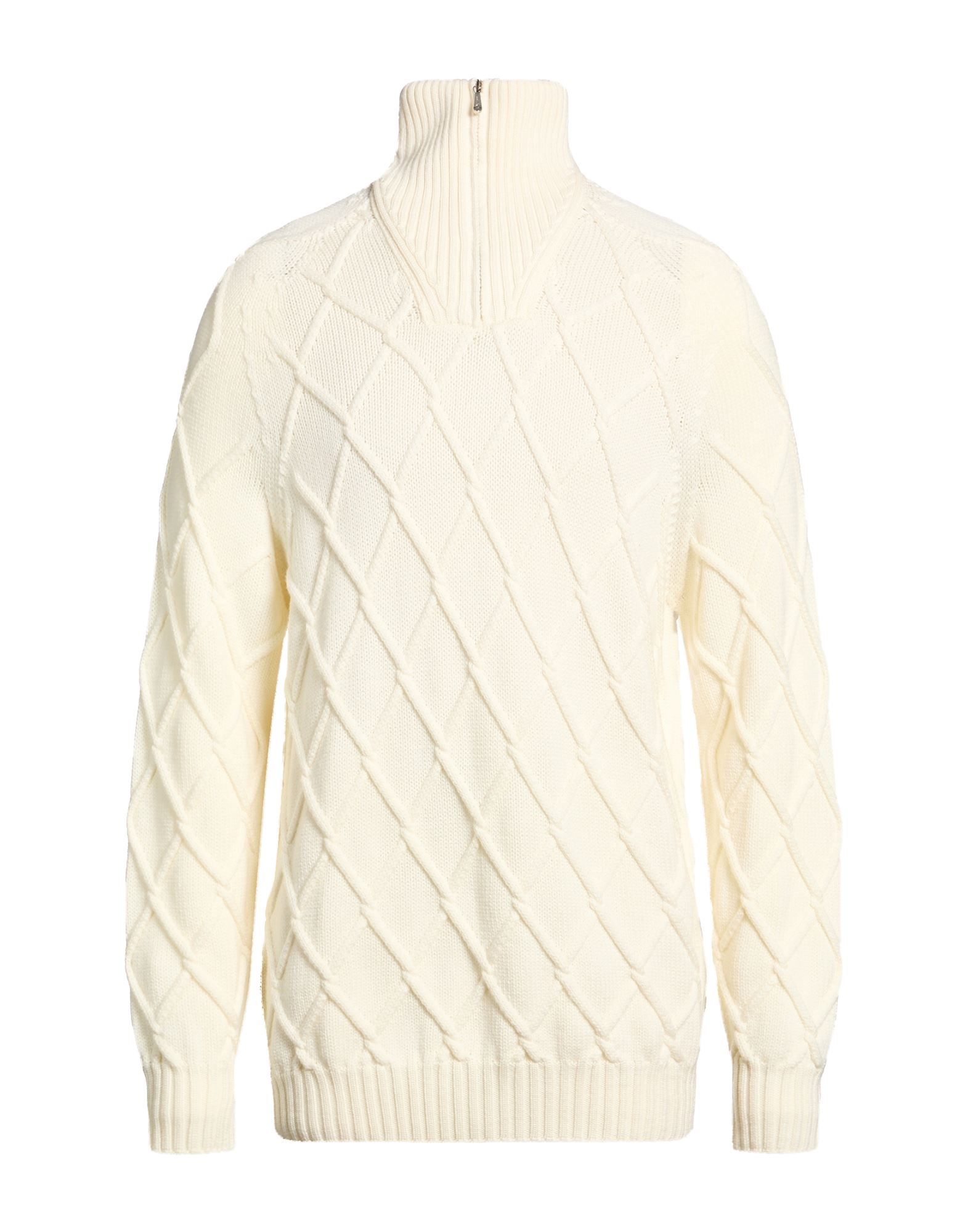 DRUMOHR Rollkragenpullover Herren Weiß von DRUMOHR